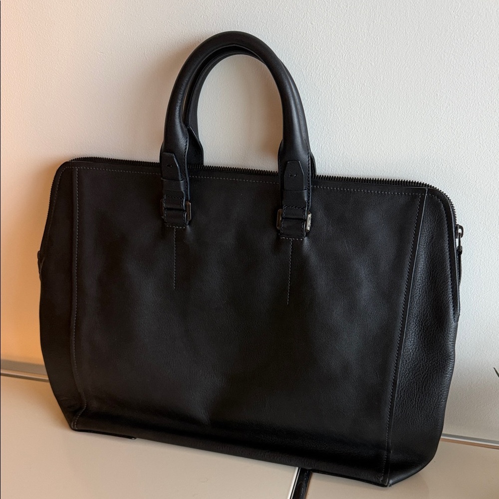 Lanvin Black Leather Briefcase